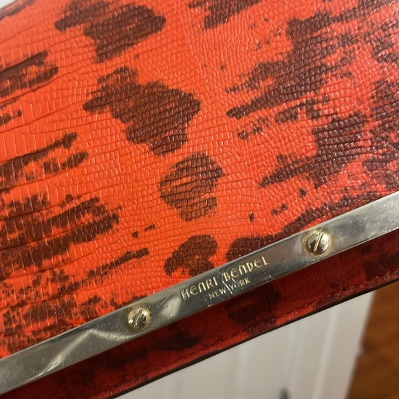 Henri Bendel New York snake print clutch - Picture 3 of 8